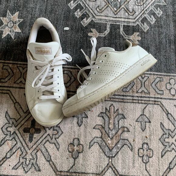 adidas Shoes - Adidas Leather Cloudfoam Sneakers 7